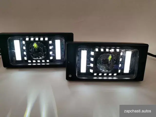 Купить Лазерные птф - LED линзы Ваз 2110 2114 с дхо 230w