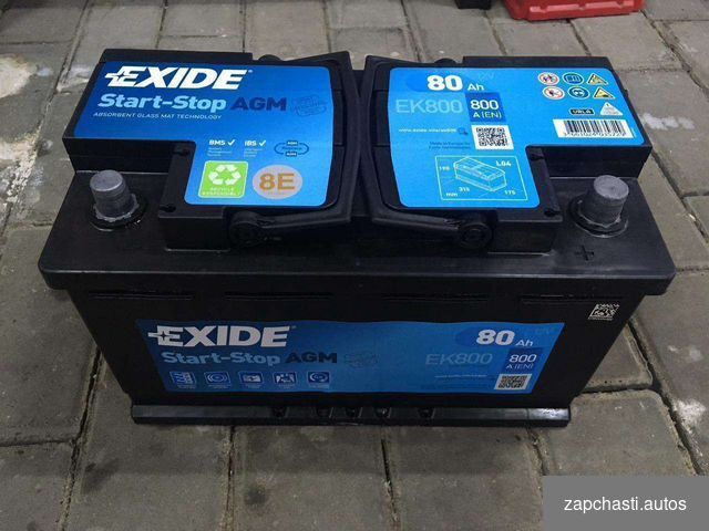 Купить Аккумулятор Exide Start-Stop AGM EK800