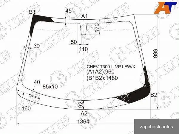 Купить Стекло лобовое chevrolet aveo