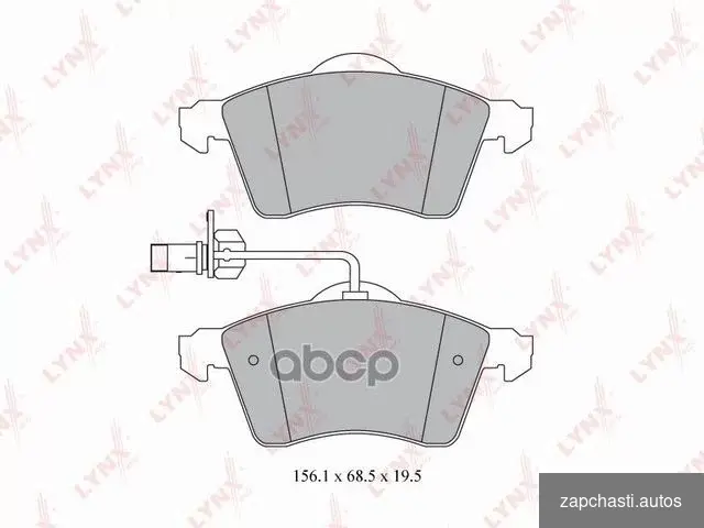 Купить Колодки тормозные дисковые перед BD8027