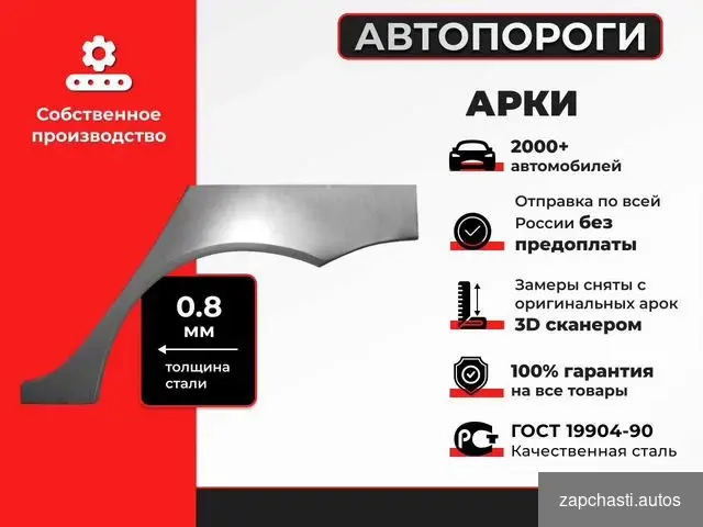 Купить Комплект ремонтных арок Chevrolet Lacetti Универса