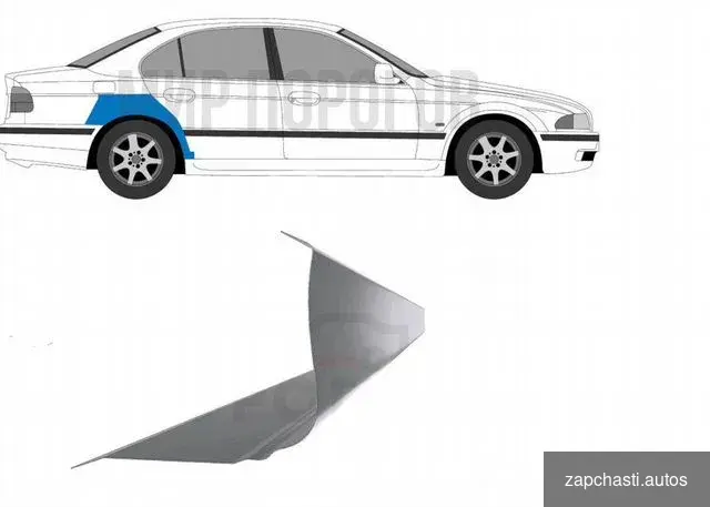 Пopоги bmw 5 E39 ремонтные