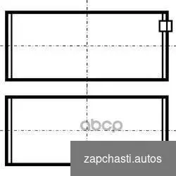 Купить Шатунный подшипник пара std Kolbenschmidt 79408600