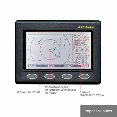 Радар двухчастотный Nasa AIS Radar 150х112х42мм 12-15В 50мА #2 купить