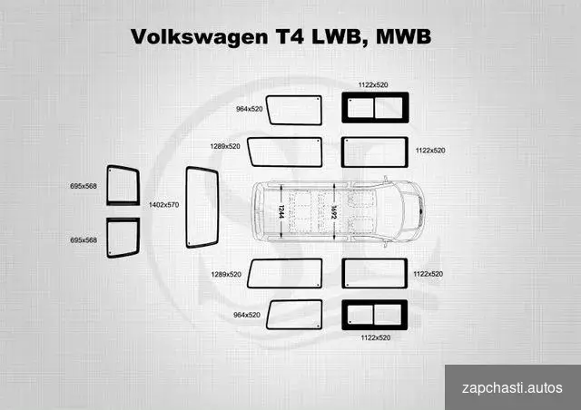 Купить Wv transporter4 стекло боковое/лобовое/заднее