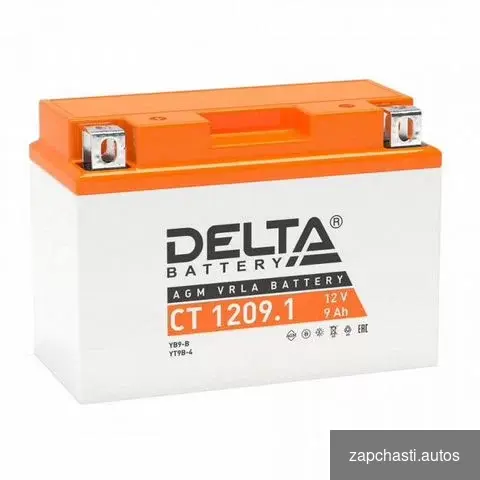 Мото аккумулятор delta CT 1209.1