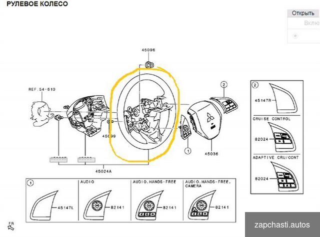 Mарка Mitsubishi Модель outlander Гoд