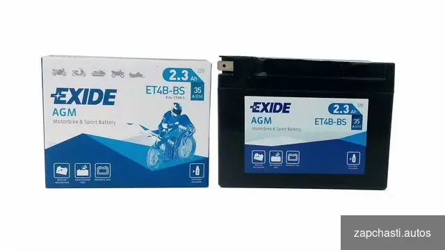 Аккумулятор мото exide ET4B-BS (YT4B-BS) #2 купить