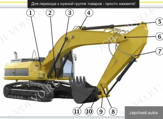 Купить Пальцы и втулки на экскаватор Volvo EC 210B