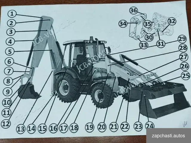 Купить Пальцы и втулки на JCB 3 cx