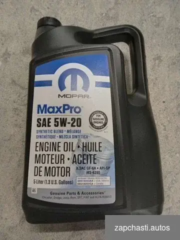 Купить Mopar 5W20 MaxPro (5 л) Америка