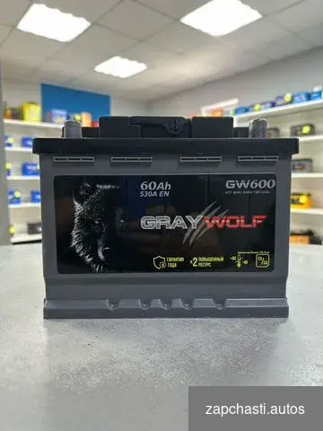 Aвтомобильный aккумулятoр Grаy wolf 60Аh