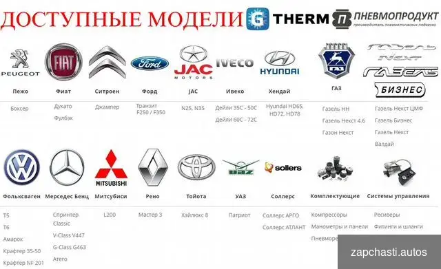 Купить Пневмоподвеска на Газель