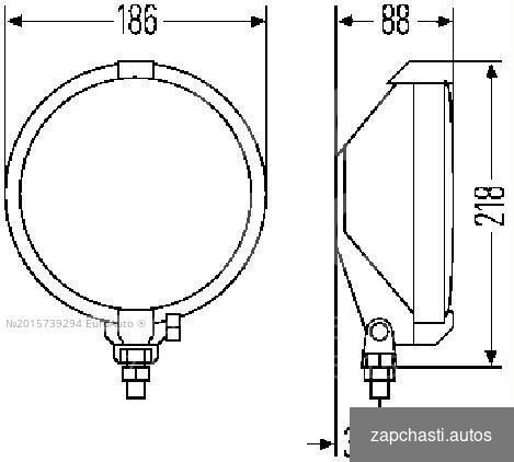 Купить 1N7004700-281 Hella Фара противотуманная 2 шт