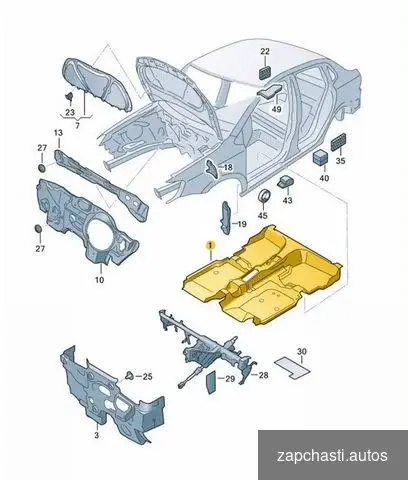 Купить Напольное покрытие Volkswagen Polo CWV741440 2019