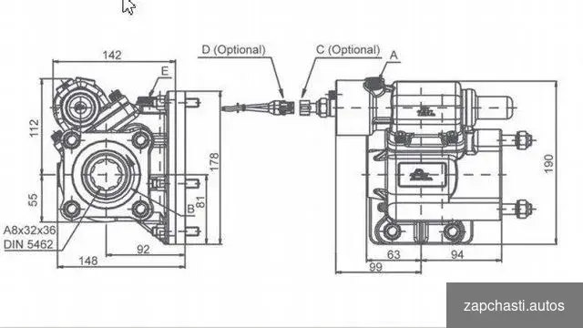 Купить Ком mitsubishi fuso кпп M036-S5 M036-S6 Bezares