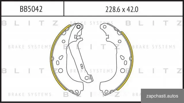 Купить Blitz BB5042 Колодки тормозные барабанные зад