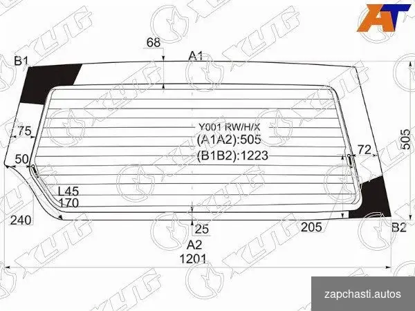 Купить Стекло заднее suzuki vitara