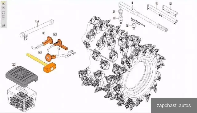 Купить 84252 пневмосъемник wirtgen