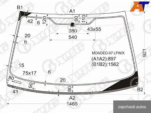 Купить Стекло лобовое ford mondeo