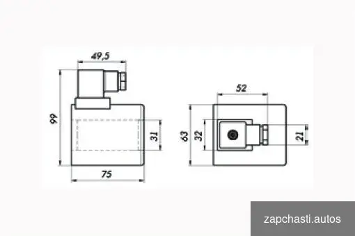 Купить Катушка на 24В DCS-05 с коннектором