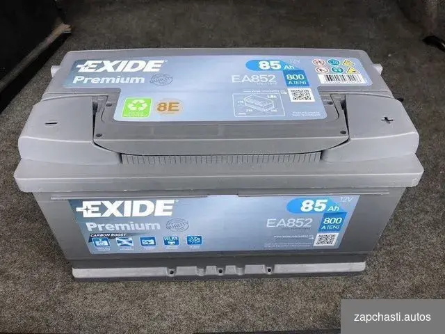 Аккумулятор автомобильный exide PREMIUM EA852 R