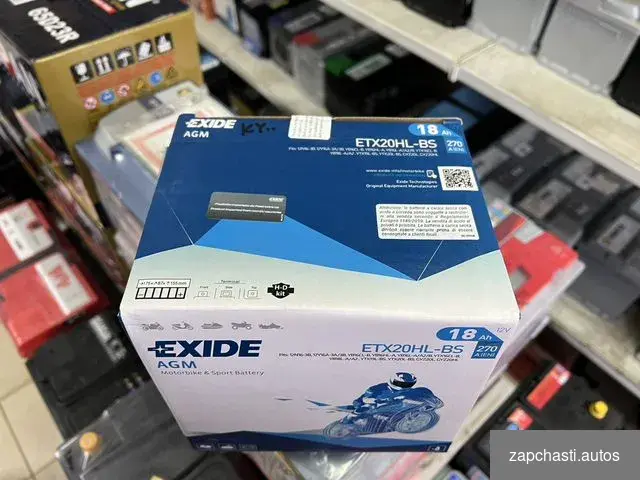 АВТО АККУМУЛЯТОР AGM exide UTX20HL-BS