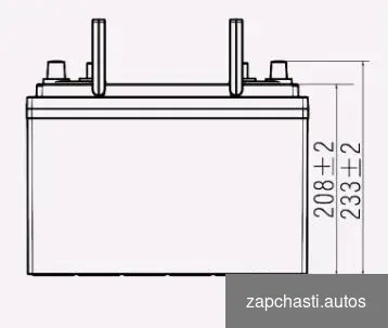 Аккумулятор WBR MBC 12-105-2 тяговый 12V 108Ah #2 купить