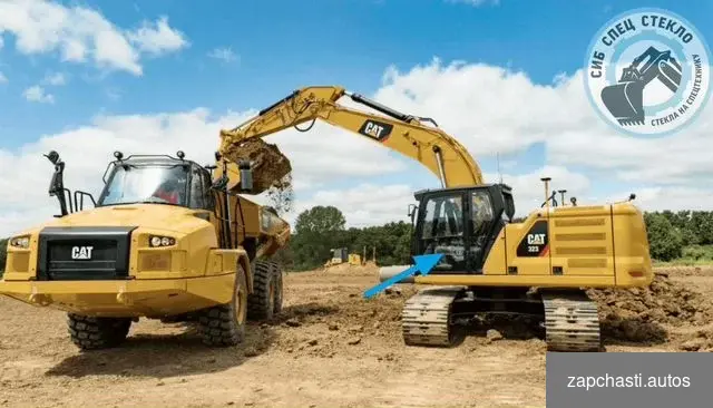 Купить Стекло дверное нижнее левое Caterpillar 323