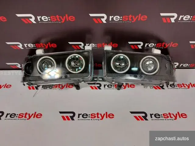 Фары Toyota Land Cruiser 80 LED Темные #2 купить