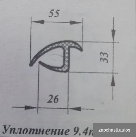 Уплотнитель ворот фургона / будки #2 купить