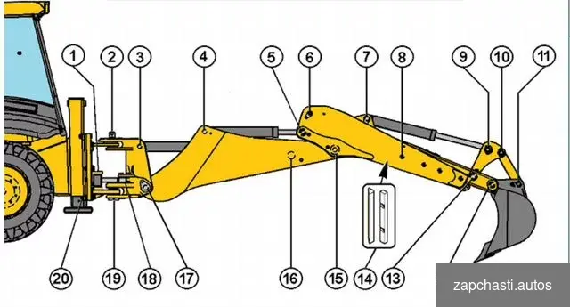 Купить Пальцы втулки на погрузчик-экскаватор JCB