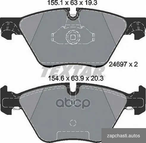 Купить Колодки пер.BMW 5 F10 523-530D 10 2469701 Textar