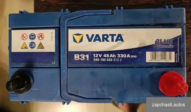 Купить Аккумулятор varta B31 45Ah 330А бу