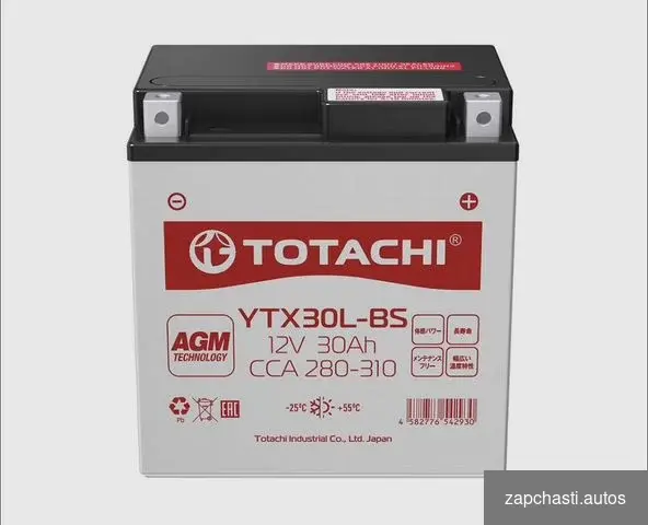 Купить Аккумулятор Totachi YTX30L-BS