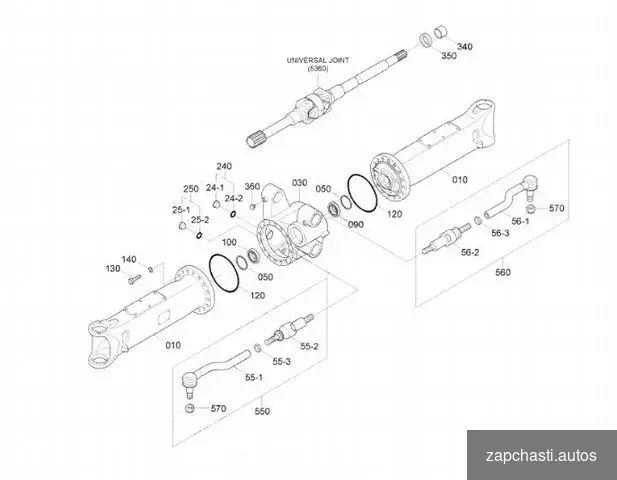 Рулевая тяга zf 0501.007