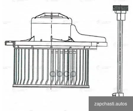 Электровентилятор отопителя LFH0863 luzar #2 купить