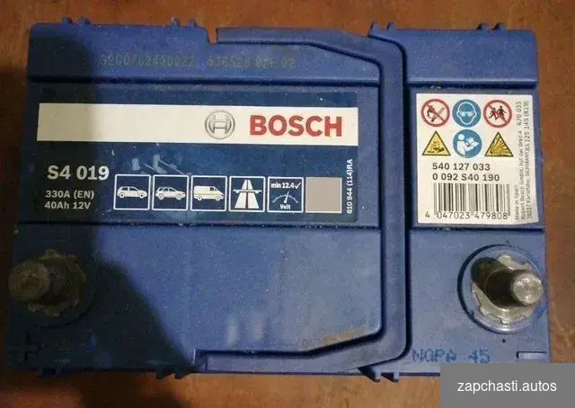 Купить Аккумулятор Bosch Asia S4 Silver 40Ah 330А S40 190