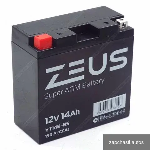 Купить Аккумулятор zeus super AGM 14 Ач п.п