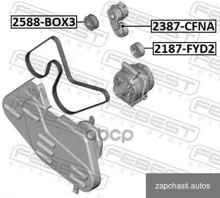 Купить 2588-BOX3 ролик обводной Citroen Jumper 2.2HDi