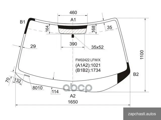 Купить Стекло лобовое toyota sienna 03-09 FW02422 LFW