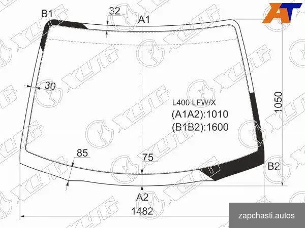 Купить Стекло лобовое mitsubishi L400