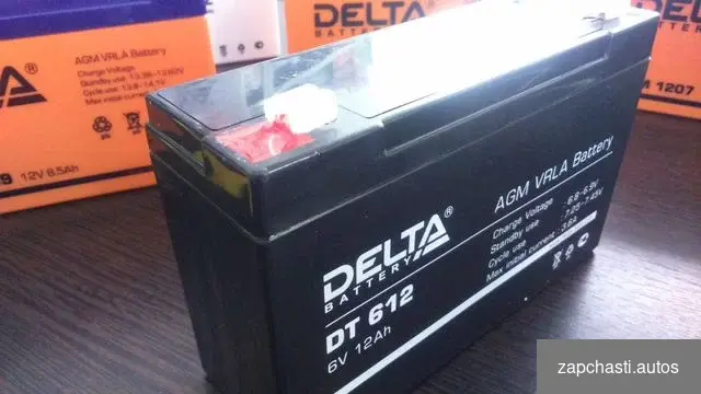 Купить Аккумулятор delta dt612.6v 12a/h для мототехники