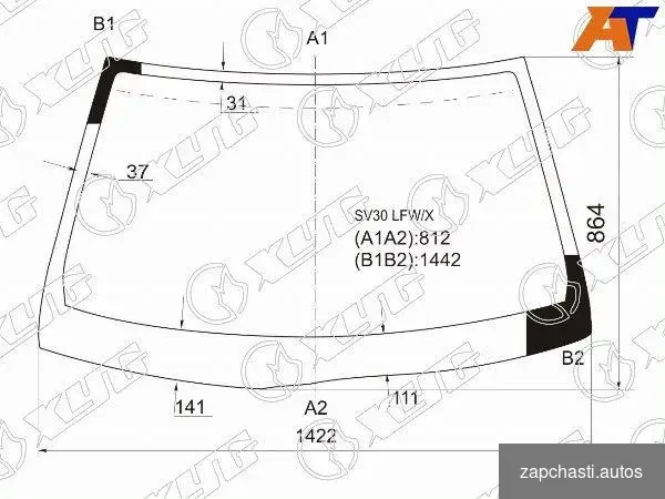 Купить Стекло лобовое toyota camry japan