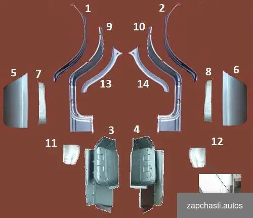 Купить Кузовное железо для газели