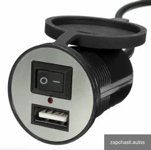 Купить USB зарядка 1 вход, кнопка питания