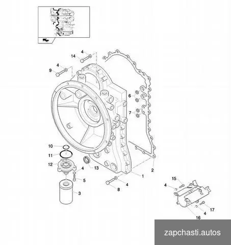 Купить Запчасти Dana T16000 Power Shift