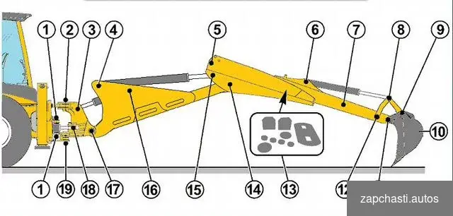 Купить Пальцы втулки на экскаватор погрузчик Terex