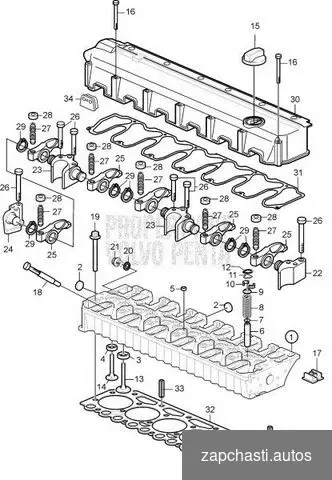 Купить Гбц Volvo Penta D7 запчасти