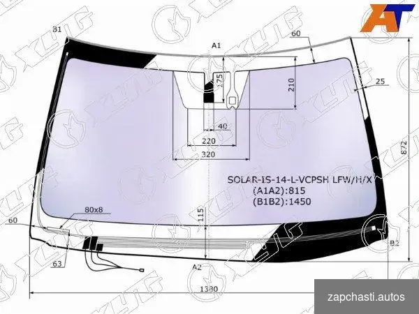 Купить Стекло лобовое атермальное lexus IS300H